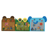 Enfants éducatifs EVA blocs mur interactif mur sensoriel Puzzle brique aire de jeux intérieure monté mur sensoriel enfant d'âge préscolaire