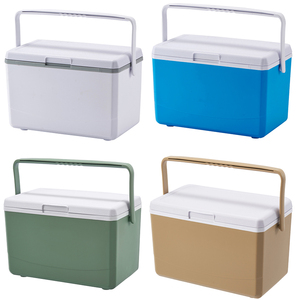 Glacière 9L pour 15 canettes, glacière portable en plastique rigide pour le camping en plein air, cadeau promotionnel d'entreprise, glacière avec logo personnalisé - Product Image 4