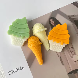 J6-129 bricolage gâteau décoratif <span class=keywords><strong>chocolat</strong></span> Silicone <span class=keywords><strong>moule</strong></span> doux cône crème glacée Silicone <span class=keywords><strong>moule</strong></span> crème glacée bougie <span class=keywords><strong>moule</strong></span> - Product Image 5
