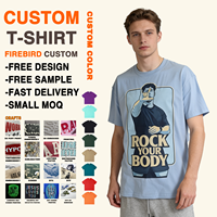 T-shirts Homme Grande Taille Personnalisés Anti-Plis et Anti-Boulochage en Jersey Coupe Ajustée à Sérigraphie Courte