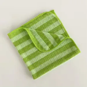Microfiber Weft Knitted Cleaning Cloth Fabric Towel For Glass Use Supplied By China