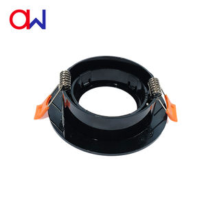 Projecteurs LED encastrés modernes à cadre rond, options blanc et noir, anti-éblouissement, pour usage intérieur, vente en gros - Product Image 4