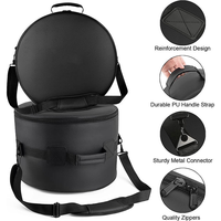 Ensemble de 5 étuis de batterie personnalisés - Sacs de batterie rembourrés, housses de protection légères pour les batteurs, transport de concerts