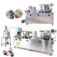 Machine de remplissage, de scellage et d'emballage de gobelets de communion préremplis en acier inoxydable pour vin rouge et hosties