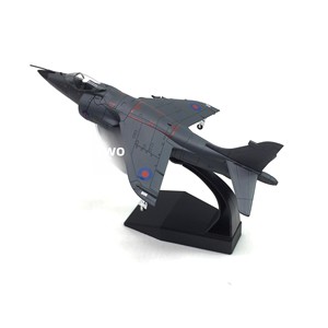 Modèle d'<span class=keywords><strong>avion</strong></span> de chasse britannique Harrier Sea Harrier à l'échelle 1:72, modèle d'<span class=keywords><strong>avion</strong></span> <span class=keywords><strong>en</strong></span> métal moulé sous pression, simulation d'<span class=keywords><strong>avion</strong></span>, pour cadeau d'affaires - Product Image 1
