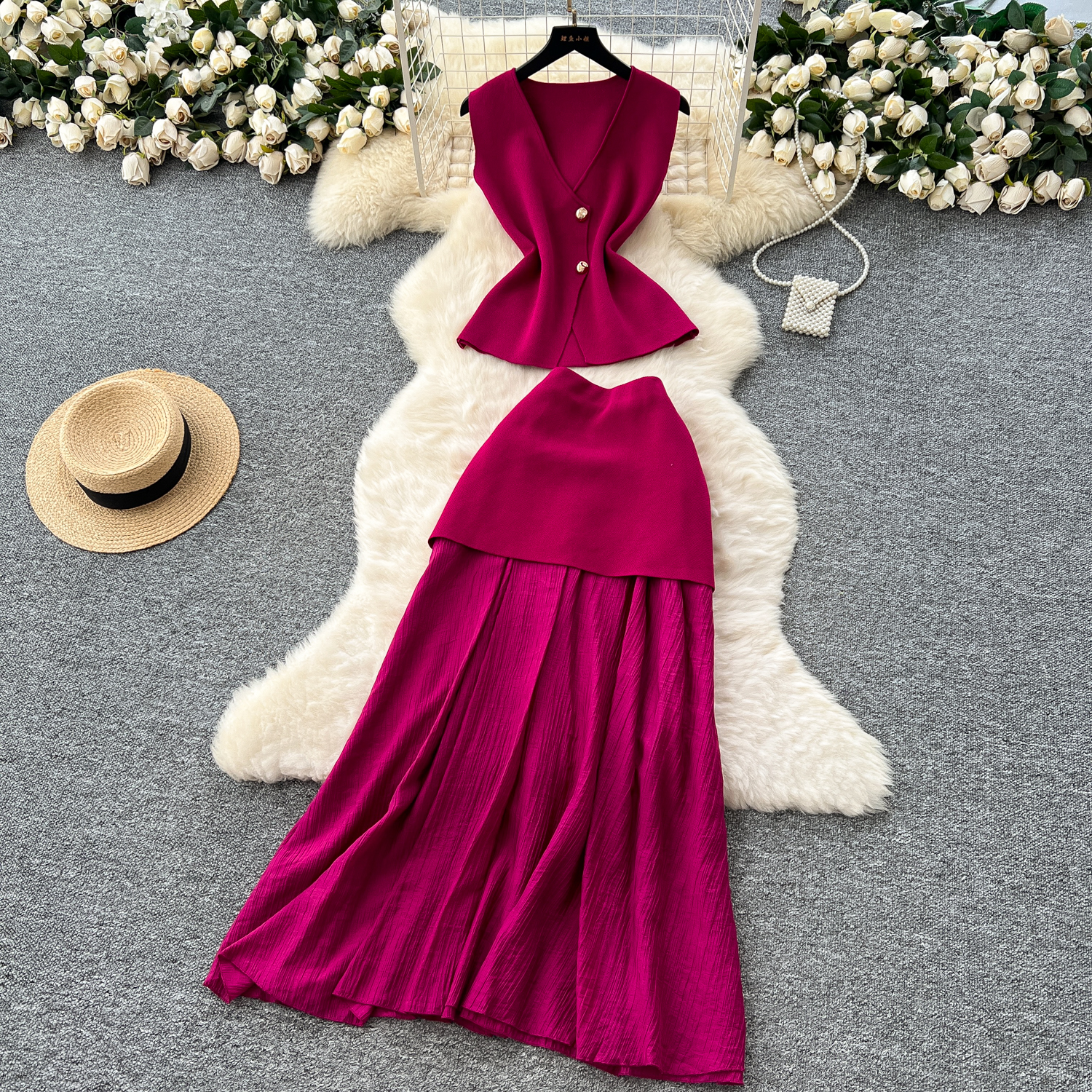 couleur1-rose rouge