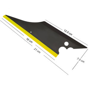 Doux Conquérant Grattoir De Voiture Fenêtre Feuille Teinte Raclette En Fiber De Carbone Vinyle Auto Voiture Wrap Outil Verre Maison Outil De Nettoyage A26Y - Product Image 3