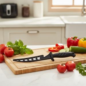 Cuchillo de Acero Inoxidable para Camping, Hoja Recta con Punta Caída, Plástico de 3mm de Grosor, Multiusos, OEM - Product Image 6