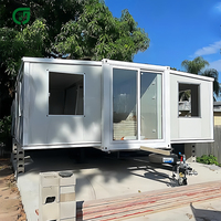 Maison Mobile Préfabriquée Triangulaire 2 Étages Kit Meublé Petite Cabine Maison Spatiale Conteneur Extensible
