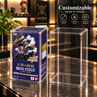 Étui de présentation magnétique en acrylique personnalisable pour le jeu de cartes One Piece OP-10 Royal Bloodline, protection UV à 99 %, aimant N52, anti-poussière