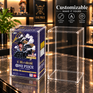 Estuche Magnético Acrílico Personalizable para el Juego de Cartas <span class=keywords><strong>One</strong></span> Piece OP-10 Royal Bloodline, Protección UV del 99%, Imán N52, Antipolvo - Product Image 1