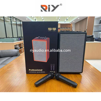 XINMING LS-201A LS-202 Enceinte professionnelle avec deux microphones portatifs, petite enceinte active pour karaoké familial