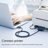 Kabel USB ke USB Parallel Port Berkualitas Tinggi 1284 Kabel Pencetak Kabel Data Printer CN36 Pin Model Lama