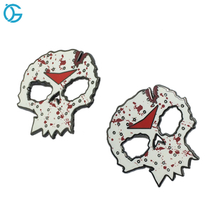 <span class=keywords><strong>La</strong></span> aduana de China de fábrica occidental de Halloween divertido metálica pintada placa - Product Image 5