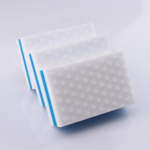 Utensilien Reinigungs produkt Composite heiß gepressten Melamin Schwamm mit <span class=keywords><strong>Pu</strong></span> Schwamm See schwamm großes Küchen zubehör - Product Image 6