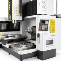 Machine de fraisage CNC à portique 3 axes de haute précision, précision de 0,01 mm, déplacement de l'axe X de 3000 mm, commande FANUC, broche BT50, haute rigidité