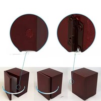Nouveau style cercueil triangulaire occidental en bois massif pour cendres d'animaux de compagnie, cercueil funéraire pour chat, fournitures commémoratives