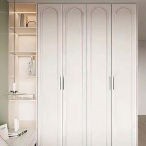 Meubles de chambre à coucher français haut de gamme, laque blanche, style shaker, armoires en bois sur mesure avec tiroirs - Product Image 6