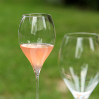 Verre à vin ultra fin 270ml en stock gobelet à eau en verre transparent ultra léger