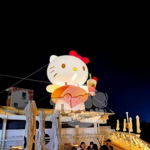 Mèo <span class=keywords><strong>Hello</strong></span> <span class=keywords><strong>Kitty</strong></span> bơm hơi cỡ lớn 4m 5m 6m tùy chỉnh, dùng cho sự kiện quảng cáo ngoài trời, trung tâm thương mại - Product Image 5