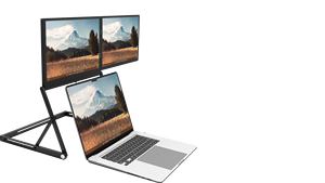 จอภาพพกพาแบบคู่ ODM IPS Type-C พร้อมลำโพงในตัว ปรับได้ ขนาด 15.6 นิ้ว จอภาพแบบพับซ้อนได้สองจอ (รองรับ Wins/Mac) ความละเอียด FHD สำหรับแล็ปท็อป - Product Image 3