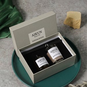 AIKUN Eco Friendly Glass Jar Freshening Fragrance <b>Diffuser</b> Private Label Candle Home Fragrance Set for Hotel <b>Room</b> - Product Image 3