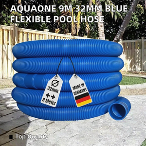 AquaOne HDPE <b>Pool</b> Hose 32mm Blue 9 Meters High Quality for Swimming <b>Pool</b> Garden Solar Suction & <b>Pump</b> Use Flexible - Product Image 2
