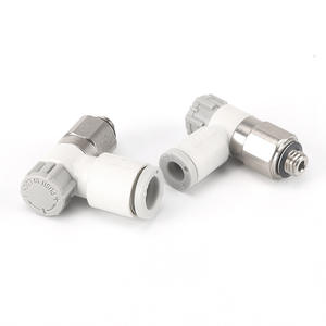 Nouvelle vanne de régulation de vitesse série As, angle droit, haute température, entrée filetée, vanne de régulation de vitesse en plastique - Product Image 1