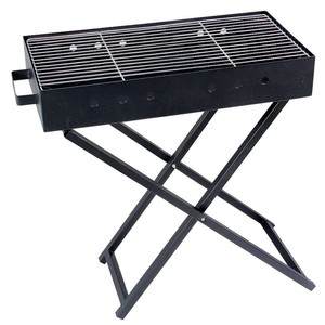 Taşınabilir Paslanmaz Çelik Kömürlü Mangal Katlanabilir Açık Hava Barbekü Izgarası Kamp Bahçe Pikniği Pişirme İçin - Product Image 1