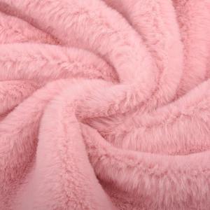 Супер Мягкий тяжелый искусственный мех кролика Гладкий 100% полиэстер 15 мм мех для женщин пальто зимняя куртка модный аксессуар - Product Image 3