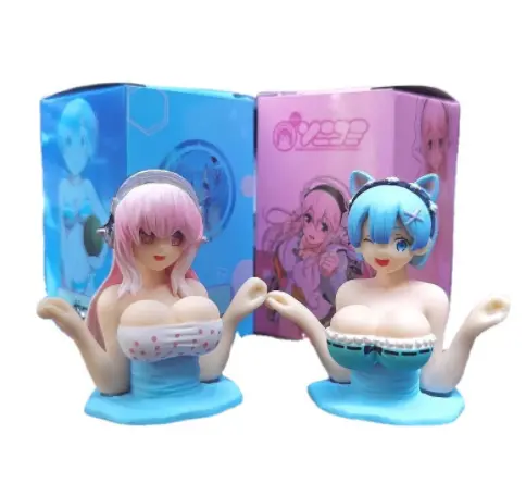 Ornamen Figur Anime Mobil, Hiasan Dekorasi Dasbor Konsol Mini Dekorasi Interior Mobil