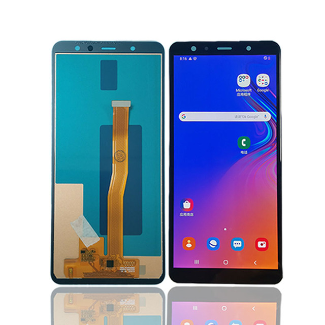 For Samsung for Galaxy A7 6.0-Inch OLED Display Touchscreen Digitizer Mobile Phone LCD Component for A750/A750F/A750G Mobile