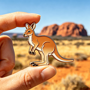 Aimants de réfrigérateur en métal au design personnalisé, animaux mignons, émail doux, aimants de réfrigérateur 3D, cadeaux souvenirs personnalisés - Product Image 1