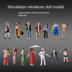 ตุ๊กตาจำลองขนาดเล็กทำด้วยมืออุปกรณ์ประกอบฉากสำหรับโต๊ะทรายถ่ายภาพขนาดเล็กทำจากเรซิน1/64เป็น<span class=keywords><strong>ม</strong></span>ิตรกับสิ่งแวดล้อ<span class=keywords><strong>ม</strong></span> - Product Image 2