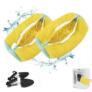 Bolsa de Lavado Reutilizable para Zapatos y Tenis de Chenilla de 270g con Cierre para Lavadora y Secadora - Product Image 1