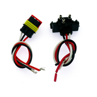 12V 24V 4 pouces rond rouge camion remorque feux arrière feux arrière feu de freinage avec certification DOT SAE