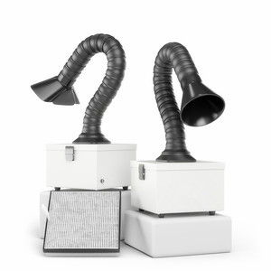 Aspiradora Industrial Móvil, <span class=keywords><strong>Extractor</strong></span> <span class=keywords><strong>de</strong></span> Humos <span class=keywords><strong>de</strong></span> <span class=keywords><strong>Soldadura</strong></span> <span class=keywords><strong>con</strong></span> Dos Brazos para Soldador y Mantenimiento <span class=keywords><strong>de</strong></span> Escritorio - Product Image 4