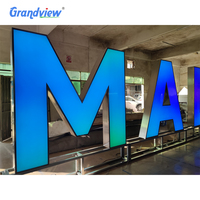 Enseigne LED Lumineuse Géante sur Pied RGB Personnalisée avec Logo 3D pour Extérieur et Entreprise