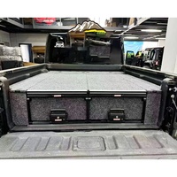 Système de tiroir coulissant pour benne de camionnette VRD4X4, boîte de rangement pour benne de camionnette, glissière de chargement pour Tundra Tacoma Raptor Navara Ranger Hilux RAM