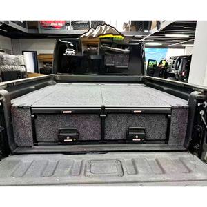 Pickup Truck <b>Bed</b> Roller <b>Drawer</b> System VRD4X4 Truck <b>Bed</b> Storage Box Cargo Slide For Tundra Tacoma Raptor Navara Ranger Hilux RAM - Product Image 3