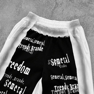 Wholesale 100% Cotton Sweatpants Custom Printed Wide Leg <b>Stacked</b> <b>Jogger</b> Track Pants Heavyweight Men Oversized Baggy Sweatpants - Product Image 4
