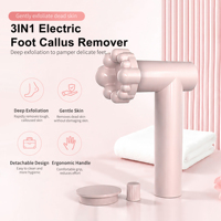 Removedor de Callos Eléctrico Profesional, Lima para Pies con Herramienta de Pedicura Recargable de 60W para Eliminar Piel Muerta, Talones Agrietados y Piel Dura