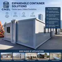 Maison conteneur extensible personnalisée conforme aux normes CE, 20 pieds, 40 pieds, 2 à 5 chambres, maison mobile, préfabriquée, bureau, bâtiment scolaire, gymnase