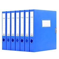 Cajas de archivo PP A4 transfronterizas, carpetas de documentos de oficina engrosadas, archivadores de recibos, cajas de almacenamiento al por mayor