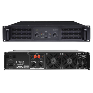 Amplificatore di Potenza Professionale <span class=keywords><strong>Classe</strong></span> H 2CH 400W con Audio Hi-Res 2U per Spettacoli in Locali e Grandi KTV (Alluminio) - Product Image 2