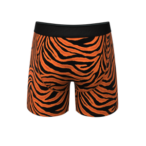 Calzoncillos y Bóxers de talla grande personalizados con estampado de rayas de tigre para hombre, ropa interior para hombre con bolsa de hamaca de bola - Product Image 5