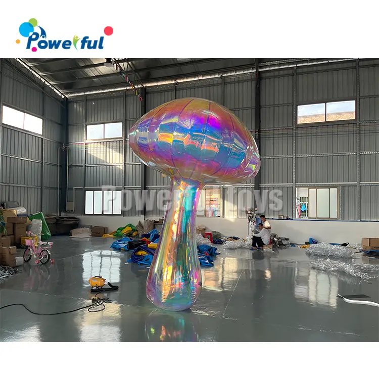 1m 2M 3M 5M 8M kích thước khác nhau Vàng đầy màu sắc quảng cáo Inflatable gương bóng Nấm trang trí gương bóng với D Vòng