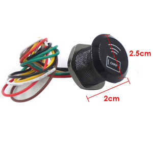 Lecteur de carte de contrôle mini étanche IP67 Wiegand 26/34 bits 125KHZ EM4100 RFID 13.56MHz HF/MF Lecteur de carte IC <span class=keywords><strong>DC</strong></span> 6-18V ISO 14443A - Product Image 2