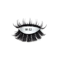 QingDao Cils Professionnel Usine Produit Style Russe Bande Faux Vison Cils Logo Personnalisé Accepté