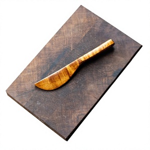 Cuchillo para Queso Ecológico de Madera, Diseño Minimalista, Pulido Espejo, Hecho a Mano, Cuchillo para Mantequilla para Bodas, Cubertería - Product Image 5
